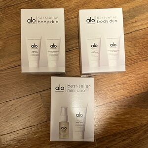 alo Best-Seller Body Duo & Mini Duo Travel Skincare Set Lotion, Magnesium Spray